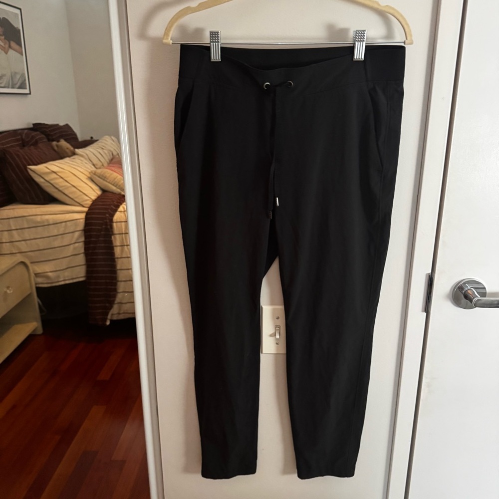 Athleta Black Drawstring Joggers - Picture 2 of 7